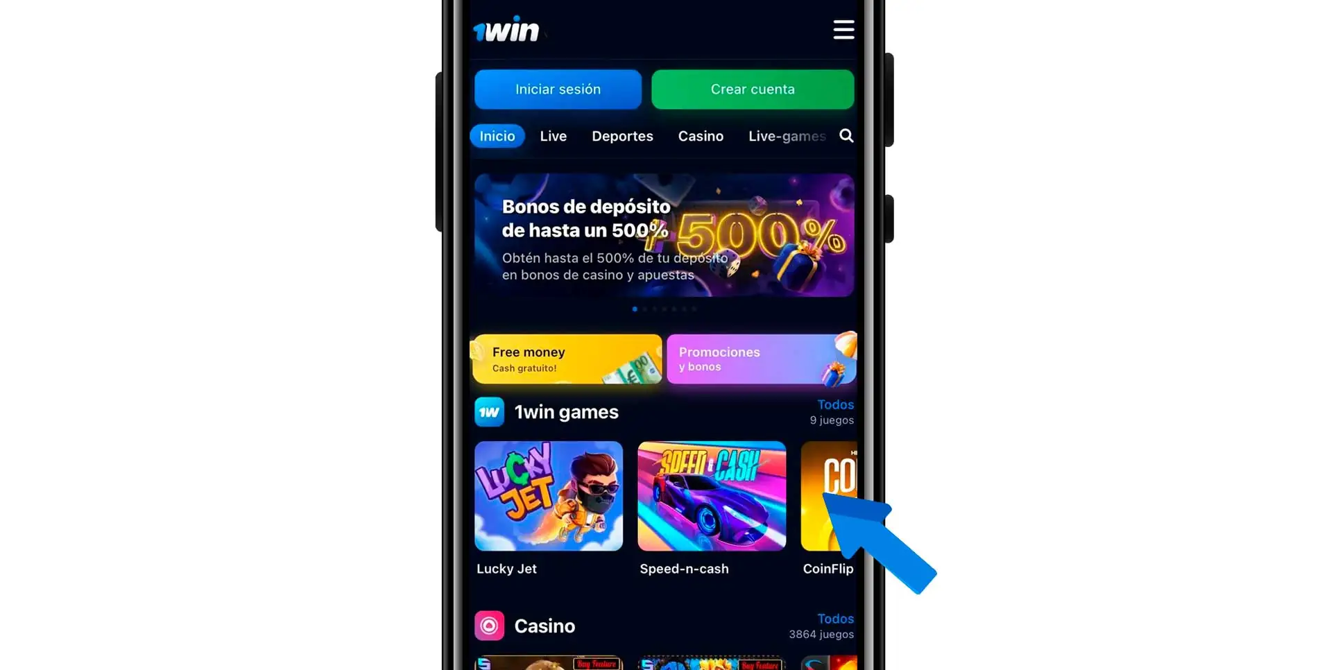 Página web oficial de la casa de apuestas en un 1win apk download