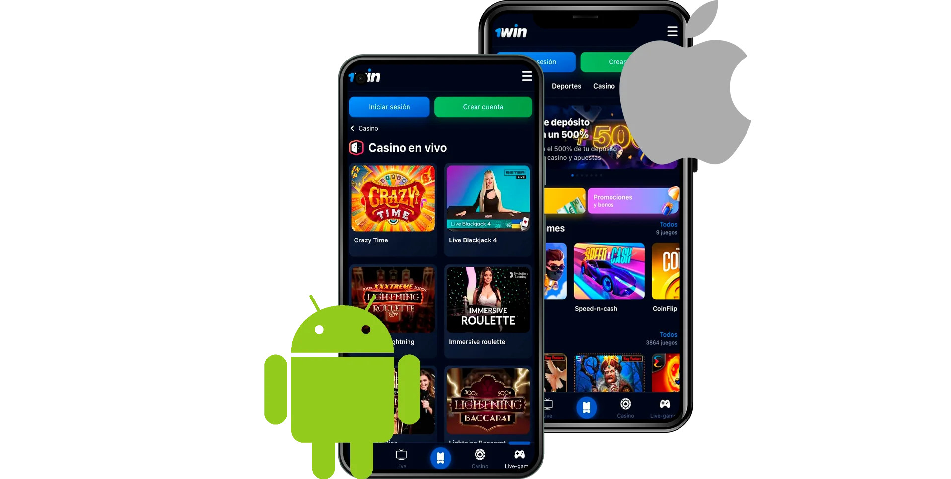 1Win app oficial Colombia
