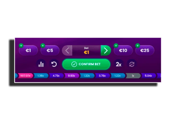 Seleccionar la cantidad a apostar en el juego